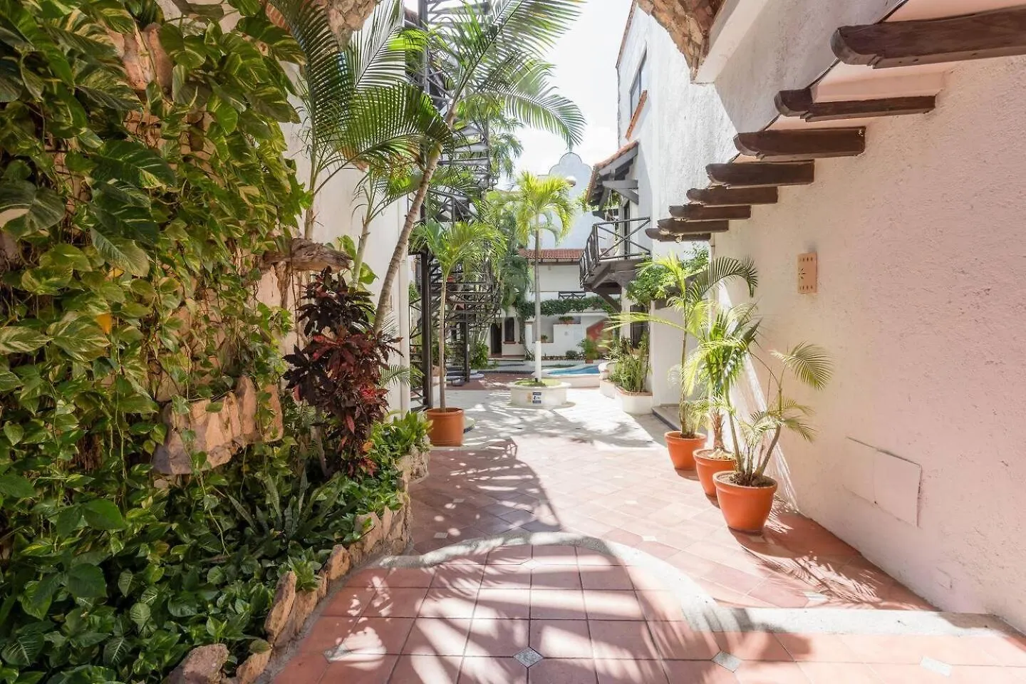 アパート Downtown Hacienda Style 1Br With Pool Steps To Beach プレヤデルカーメン メキシコ